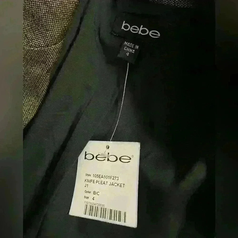 NWT BEBE Chocolate Brown Blazer - Picture 4 of 6